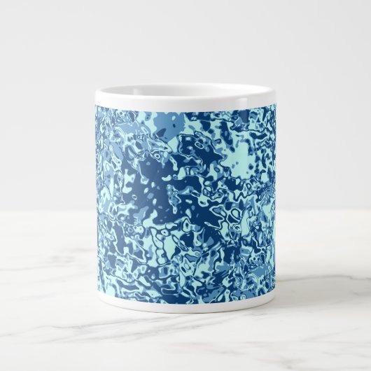 Grande Tasse Motif d'eau no 1 Black BG (Devant)