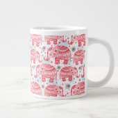Grande Tasse Motif d'éléphant rouge (Droite)