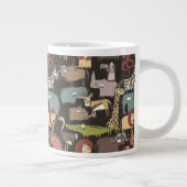 Grande Tasse Motif des animaux africains (Droite)