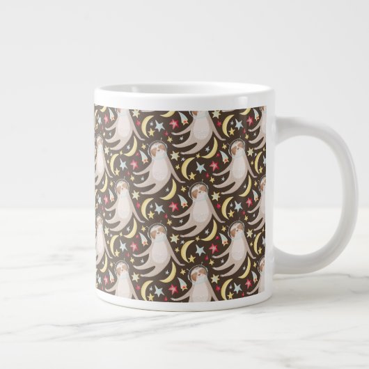 Grande Tasse Motif des astronautes de Sloth (Droite)