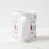 Grande Tasse Motif des beaux jours de Noël (Dos)
