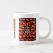 Grande Tasse Motif des Tulipes rouges (Droite)
