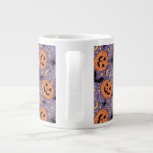 Grande Tasse Motif d'Halloween violet Jack-O-lanterne (Dos)