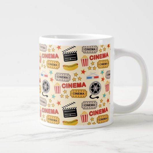 Grande Tasse Motif du cinéma (Droite)