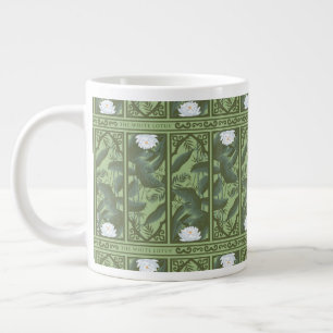 Grande Tasse Motif du panneau Lotus Botanique - Le Lotus Blanc