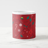 Grande Tasse Motif Elf Candy Checker (Devant)