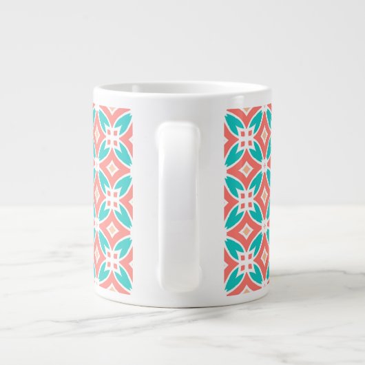 Grande Tasse Motif ethnique multilingue (Dos)