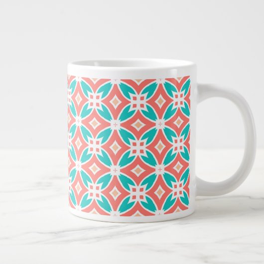 Grande Tasse Motif ethnique multilingue (Droite)