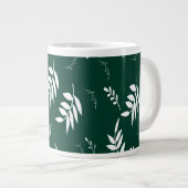 Grande Tasse motif feuille (Devant droit)
