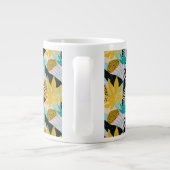 Grande Tasse Motif Feuille de la forêt tropicale tropicale (Dos)