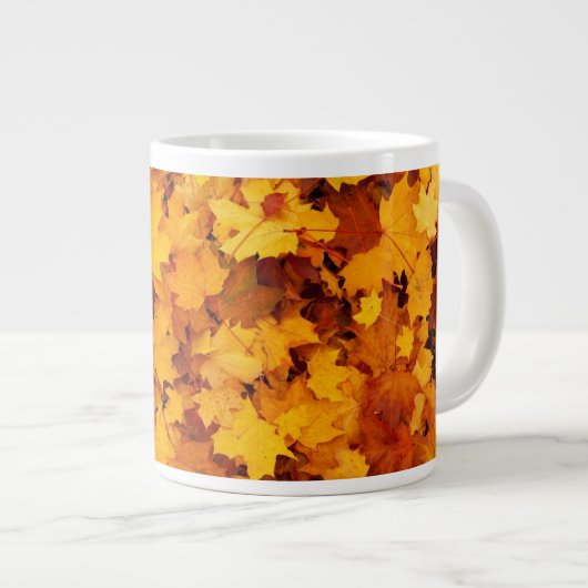 Grande Tasse Motif Feuille d'Érable-25877 (Devant droit)