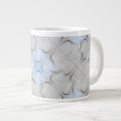 Grande Tasse Motif filaire 08,B Blanc BG (Devant droit)
