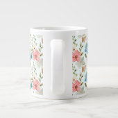 Grande Tasse Motif Fleur sauvage couleur aquarelle (Dos)