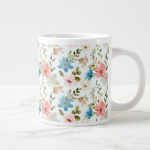 Grande Tasse Motif Fleur sauvage couleur aquarelle (Droite)