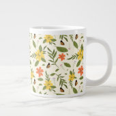 Grande Tasse Motif Fleur vintage et Papillon (Droite)