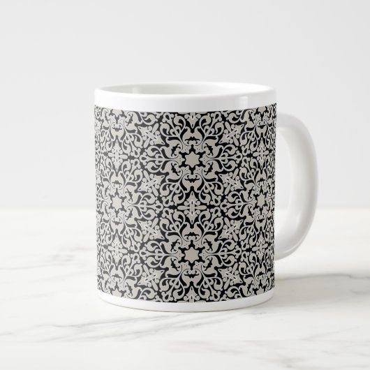 Grande Tasse Motif floral arabe (Devant droit)