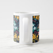Grande Tasse Motif floral coloré (Dos)
