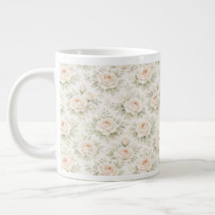 Grande Tasse Motif floral de mariage