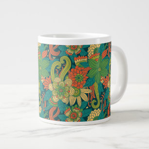 Grande Tasse Motif floral d'été