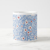 Grande Tasse Motif floral du bois (Devant)
