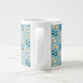 Grande Tasse Motif floral moderne du milieu du siècle (Dos)