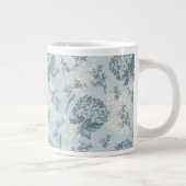 Grande Tasse Motif floral rétro avec fleurs viburnum (Droite)