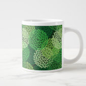 Grande Tasse Motif floral vert (Droite)