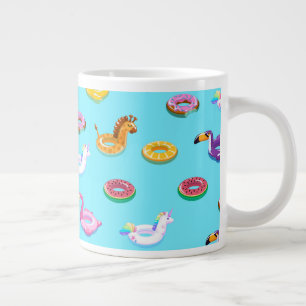 Grande Tasse Motif flottant de la piscine d'été