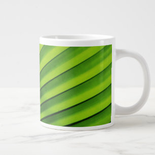Grande Tasse Motif géant de feuille de palmier