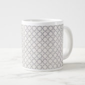 Grande Tasse Motif géométrique beige islamique (Devant droit)
