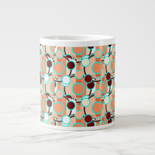Grande Tasse Motif géométrique du milieu du siècle
