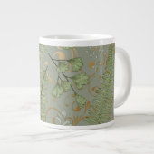 Grande Tasse Motif Green et Gold Fern (Devant droit)