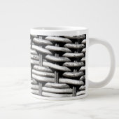 Grande Tasse Motif gris Abstrait et élégant (Droite)