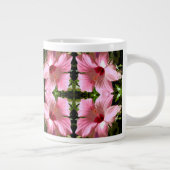 Grande Tasse Motif Hibiscus Rose (Droite)