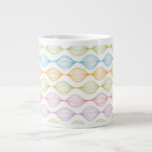 Grande Tasse motif horizontal coloré (Devant)