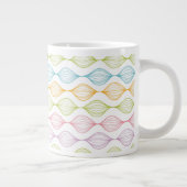 Grande Tasse motif horizontal coloré (Droite)