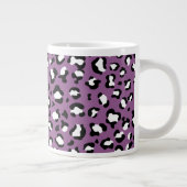Grande Tasse Motif léopard, Spots léopards, Leopard pourpre (Droite)