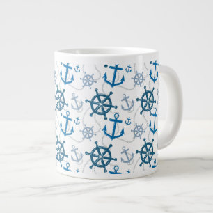 Grande Tasse motif nautique