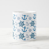 Grande Tasse motif nautique (Devant)
