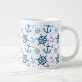 Grande Tasse motif nautique (Droite)