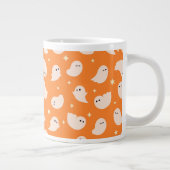 Grande Tasse Motif Orange Ghost Doodle (Droite)