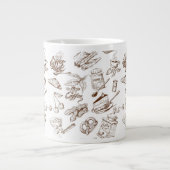 Grande Tasse motif papier (Devant)