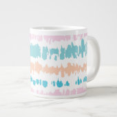 Grande Tasse Motif Pastel Batik (Devant droit)