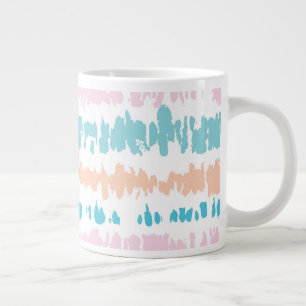 Grande Tasse Motif Pastel Batik