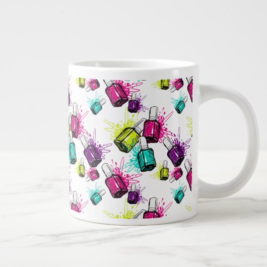 Grande Tasse Motif polonais Neon Nail (Droite)