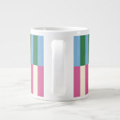 Grande Tasse Motif rayé vertical coloré (Dos)