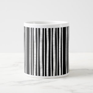 Grande Tasse Motif rayures verticales modernes