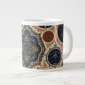 Grande Tasse Motif rétro arabe complexe (Devant droit)