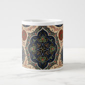 Grande Tasse Motif rétro arabe complexe (Devant)
