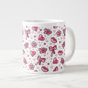 Grande Tasse motif romantique